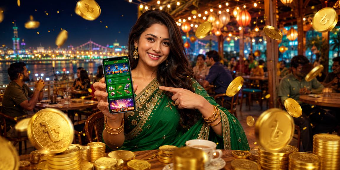 A woman in a saree in Gazipur enjoying Sports Betting